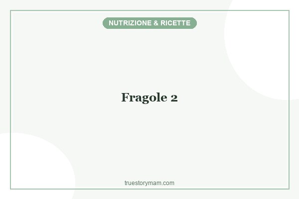 LA FRUTTA IN PRIMAVERA LA FRUTTA IN PRIMAVERA
