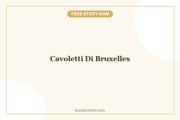 CAVOLETTI DI BRUXELLES GRATINATI