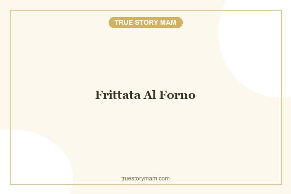 FRITTATA AL FORNO
