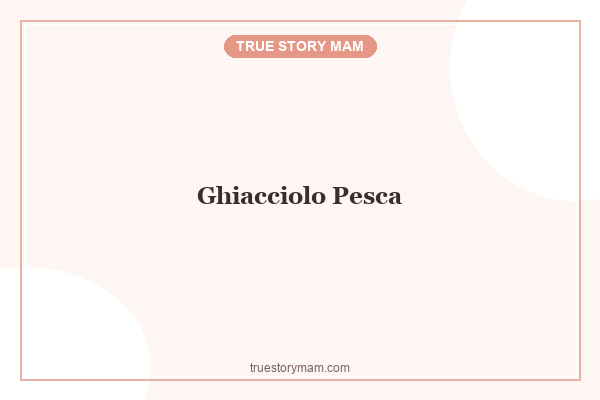 GHIACCIOLI ALLA PESCA SENZA ZUCCHERO